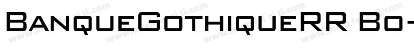 BanqueGothiqueRR Bo字体转换